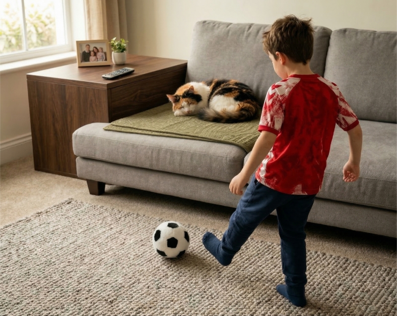 Pliušinis Futbolo Kamuolys