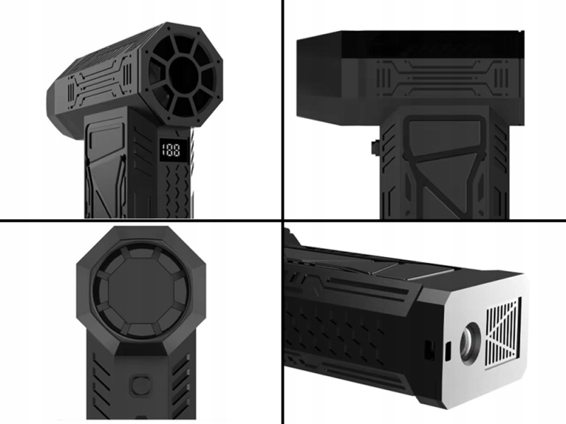 Mini Įkraunamas Pūstuvas-Siurblys, 10 000 mAh