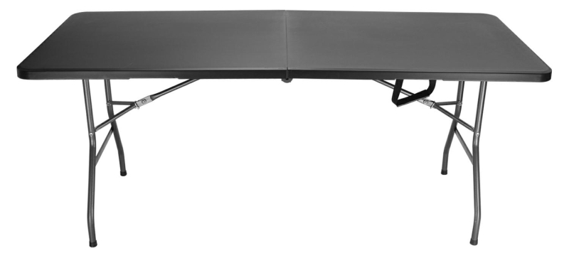 Sulankstomas Stalas, 240 cm, Juodas