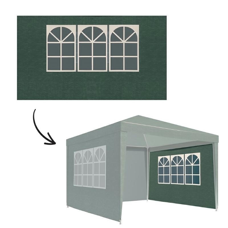 Sodo Palapinės Šoninė Siena, 2 x 3 m