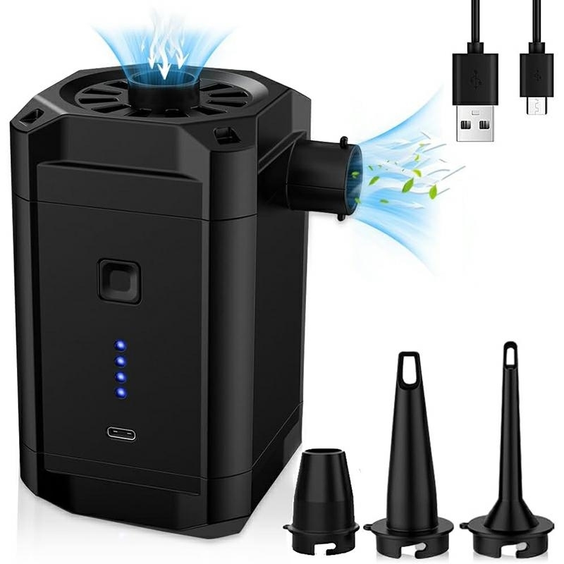 USB Įkraunama Elektrinė Pompa Čiužiniams, 8 W, 5000 mAh