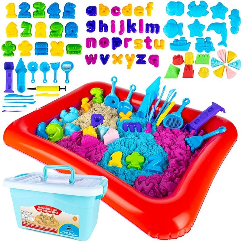 Kinetinio Smėlio Rinkinys Su Formelėmis, 4,5 kg