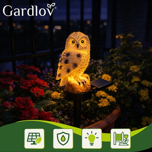 Saulės Sodo Lempa - Pelėda Gardlov