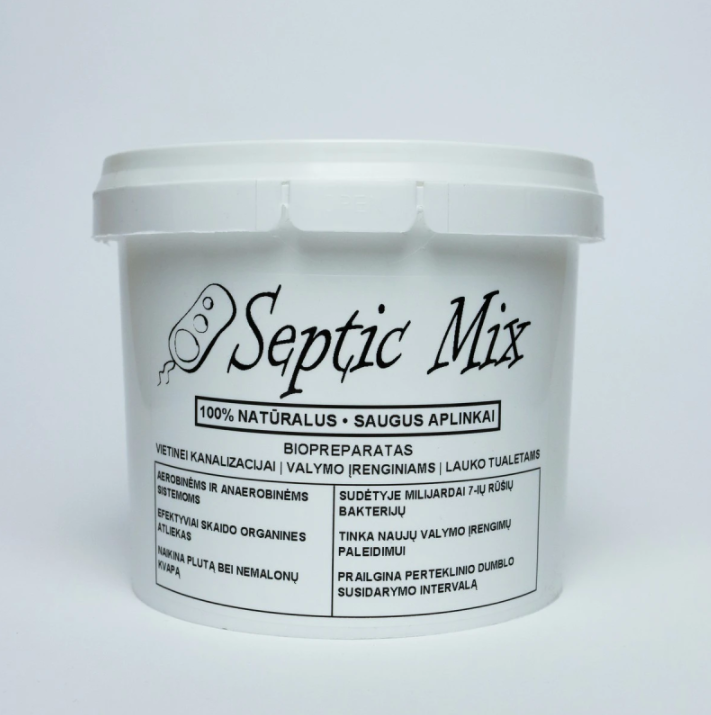 Bakterijos Valymo Įrenginiams, Vietinei Kanalizacijai, Lauko WC Septic Mix, 500 g
