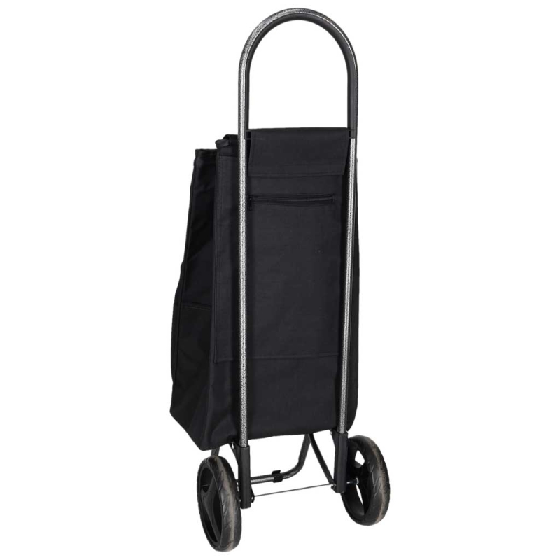 Pirkinių Vežimėlis Su Ratukais, 95 cm, Juodas