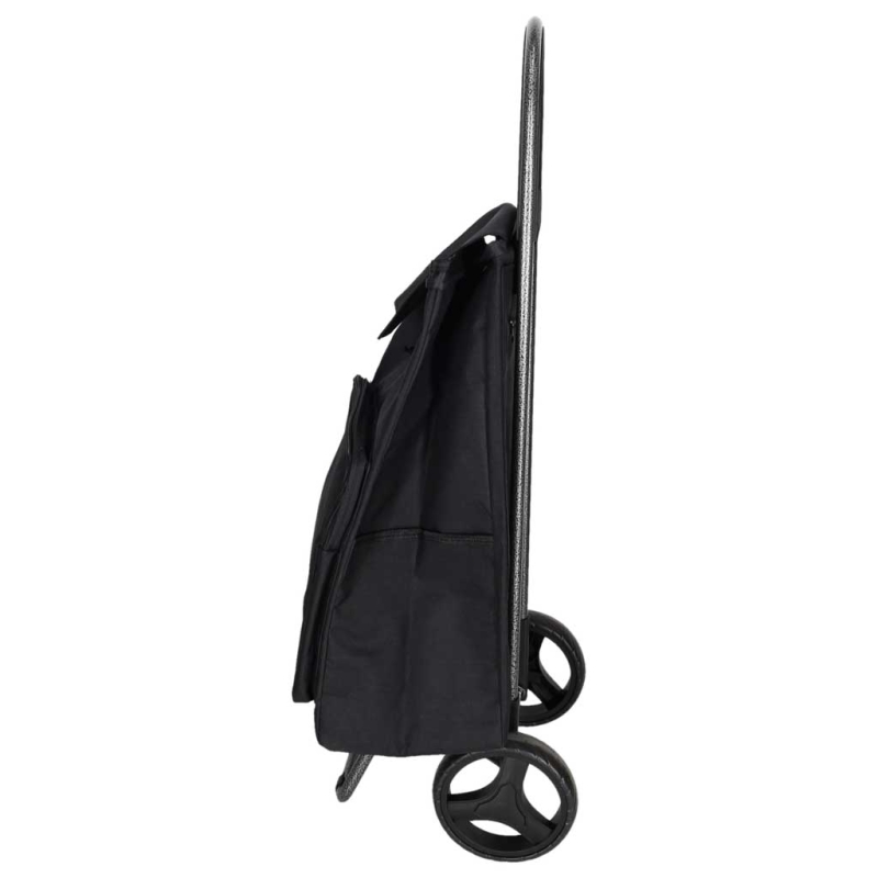 Pirkinių Vežimėlis Su Ratukais, 95 cm, Juodas