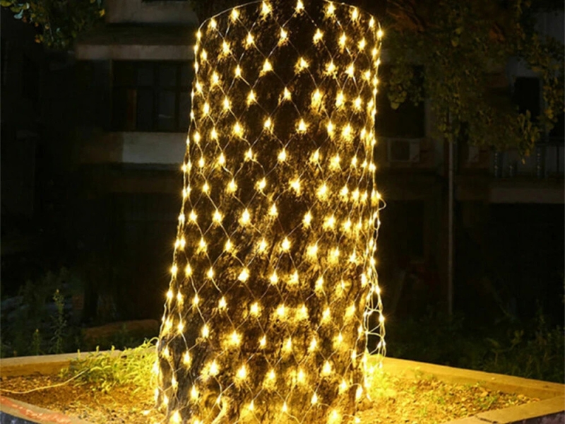 Girlianda, 100 LED, 1 x 2 m, Šilta Balta