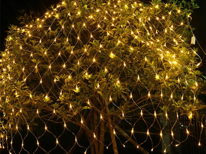 Girlianda, 100 LED, 1 x 2 m, Šilta Balta