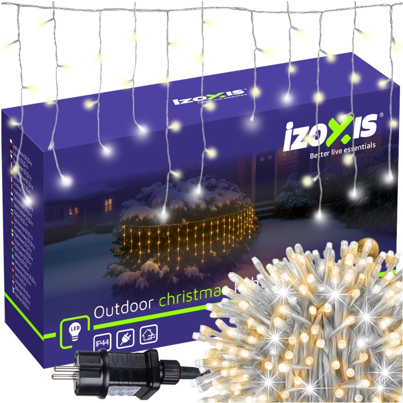 Girlianda Varvekliai, 100 LED, Šiltai Balta, 4 m