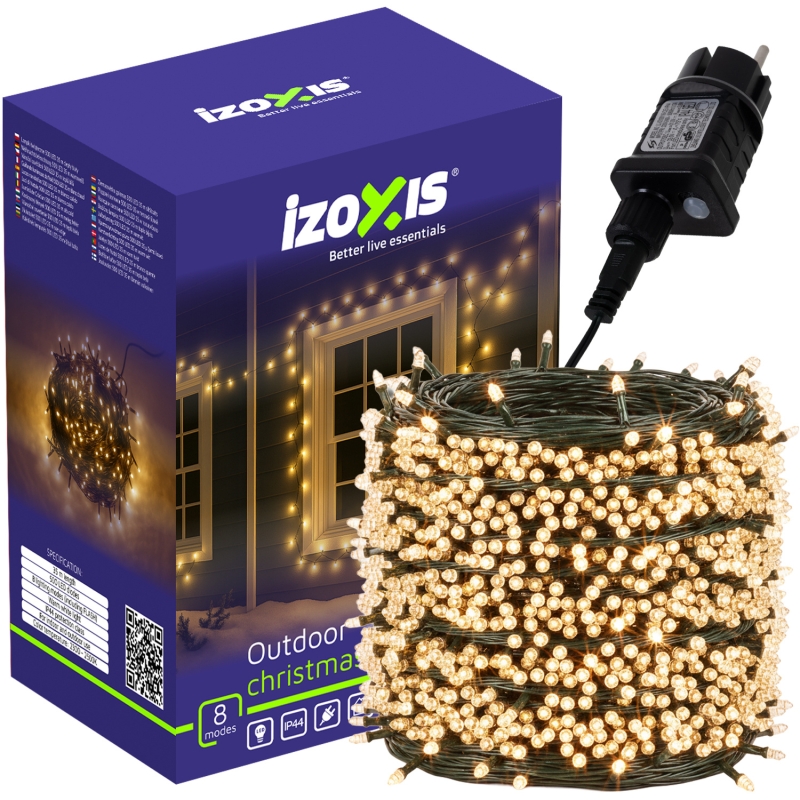 Girlianda, 500 LED, Šiltai Balta, 35 m