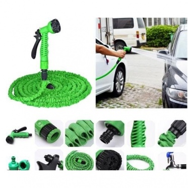 Pailgėjanti vandens žarna su laistymo mechanizmu (iki 7,5 m)
