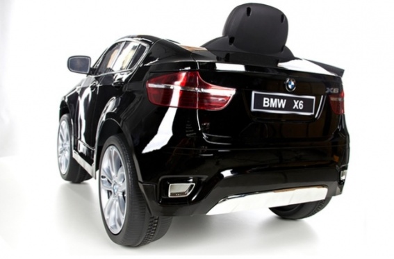 Vaikiškas elektromobilis BMW X6 Juodas