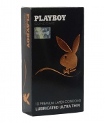 Prezervatyvai "Playboy Ultra Thin" (12 vnt.) Prezervatyvai "Playboy Ultra Thin" (12 vnt.)