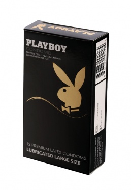 Prezervatyvai "Playboy Large Size" (12 vnt.)