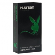 Prezervatyvai "Playboy 3 in 1" (12 vnt.)